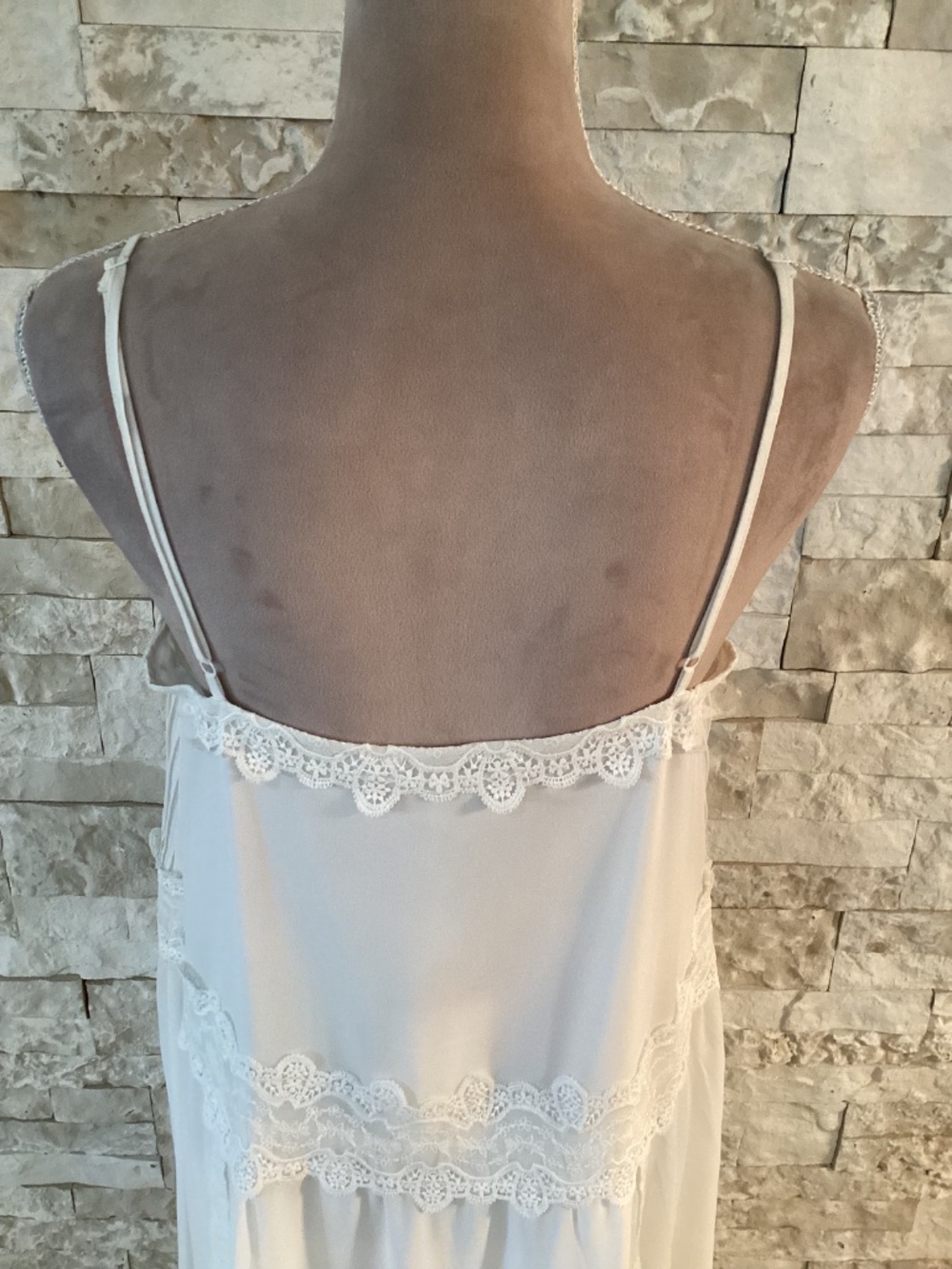 Caroline Constas white lace maxi slip dress (NWT) - Picture 12 of 16
